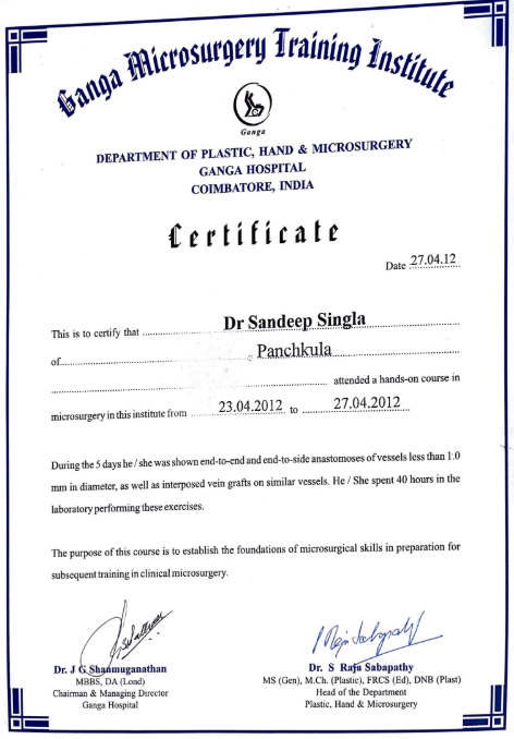Ganga Microsurgery